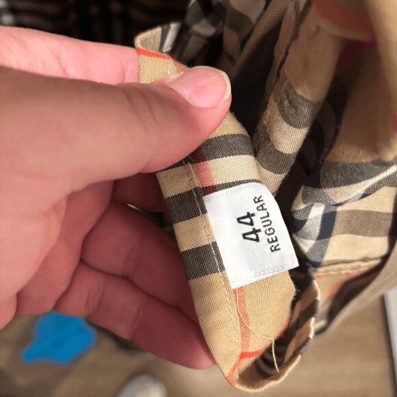 Burberry London Trench coat Nova Check Vintage Woman 44 US Liner Double Breasted - Picture 10 of 16